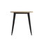 Flash Furniture 30 RD Dining Table Brown Poly Top/Black Frame JJ-T14623-80-BRBK-GG - alternate 6